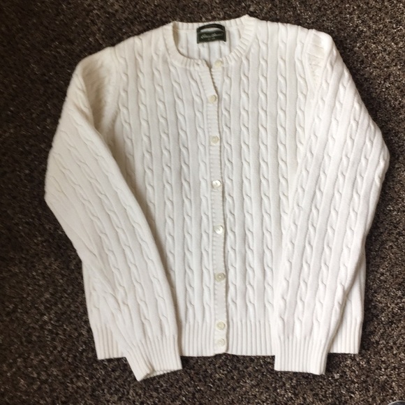Eddie Bauer Sweaters - EDDIE BAUER CARDIGAN CABLE SWEATER
